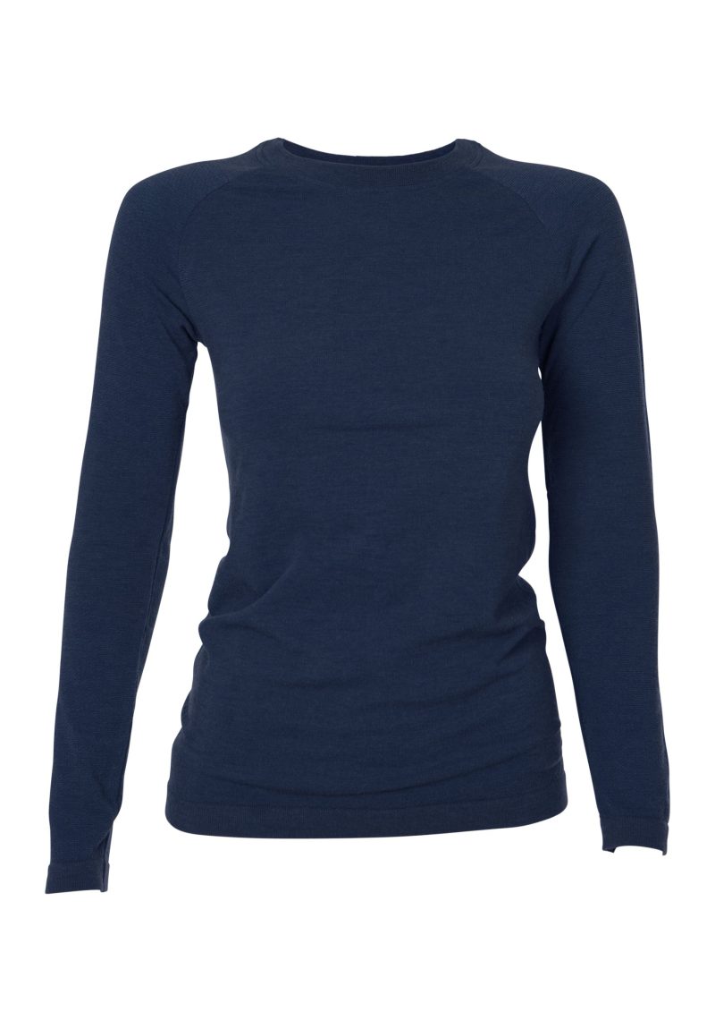 R&R Merino Crew Midnight Blue